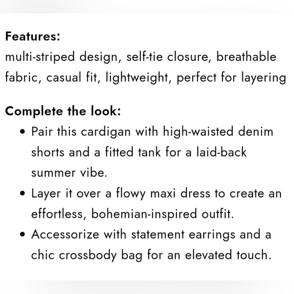 EMMA & ASHLEY STRIPED TIE FRONT BLOUSE NWT - Picture 5 of 5